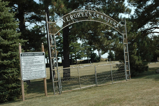 Evergreen Cemetery, Clay County, Iowa
