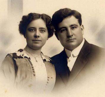 Hubert Johannes & Clara Poull, married 1913