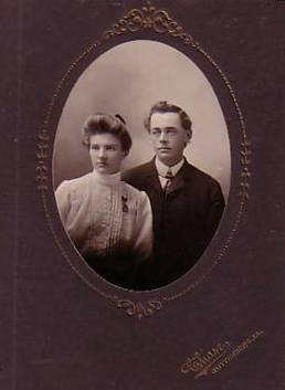 George W. Hansel & Jennie Jennings wedding 1905