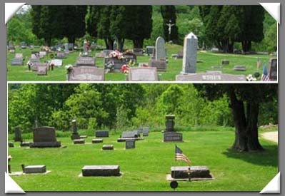 Mt. Olivet cemetery, Guttenberg, Iowa
