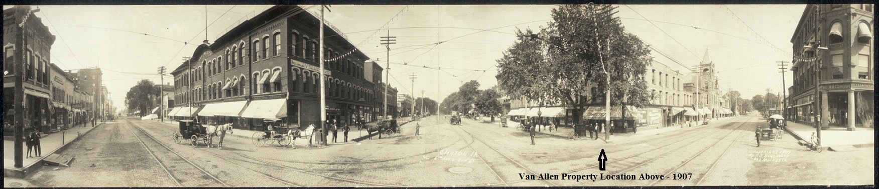 Van Allen building at 5th Ave S and S 2nd St 1907