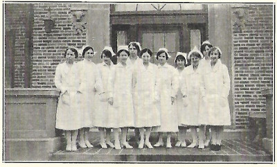 Nurses at Jane Lamb Memorial Hospital School