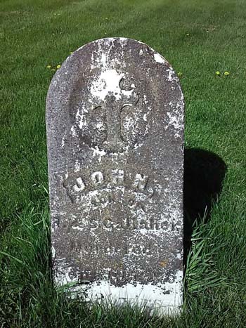 John Gallaher (Gallagher ?) Tombstone
