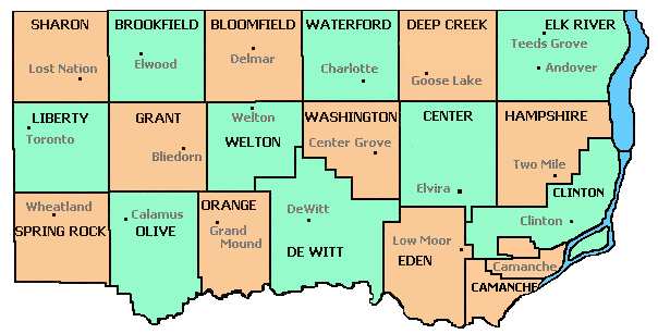 Clinton County Map