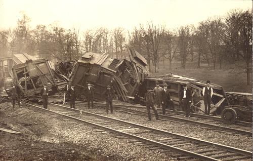 C & NW Train Wreck 1908