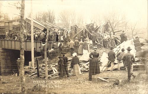 C & NW Train Wreck 1908