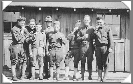 Soldiers at Camp Dodge.