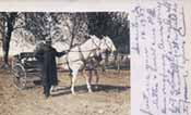 Man with Horse Scranton 1907, Front