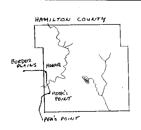 Stage Coach Route 1 Map, Hamilton County, Iowa