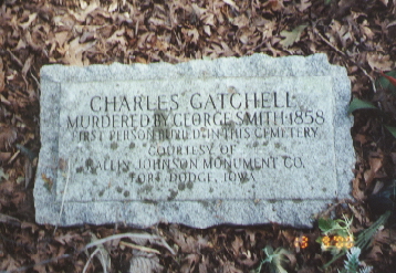 Charles Gatchell Gravestone, Hamilton County, Iowa