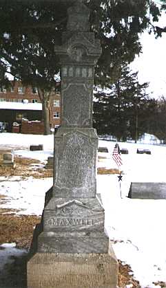 J. D. Maxwell Gravestone, Hamilton County, Iowa
