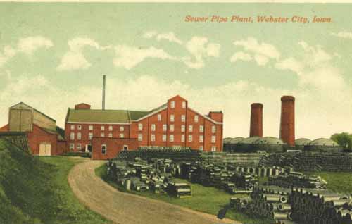 Sewer Pipe Plant, Webster City, Hamilton County, Iowa