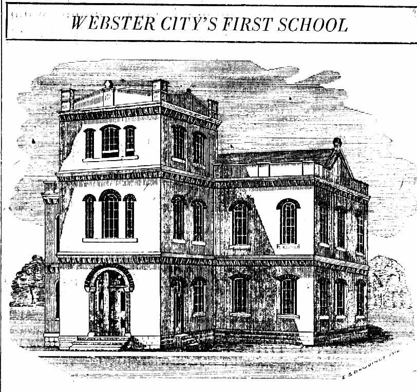 Webster City First School, Hamilton County, Iowa