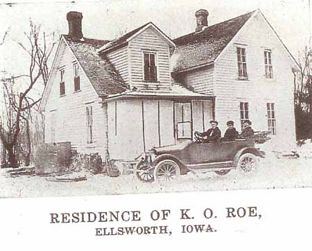 Residence of K. O. Roe, Hamilton County, Iowa