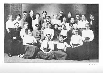 1913 Webster City High School Senior Class, Hamilton County, Iowa
