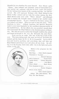 1913 Webster City High School Marie Brown Declamatory Contest Winner, Hamilton County, Iowa