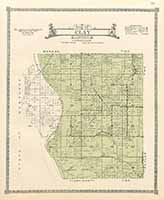 Clay Township Plat Map 1922