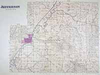 Jefferson Township Map and Plat 1884