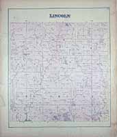 Lincoln Township Map and Plat 1884