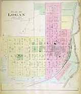 Map of Logan 1884