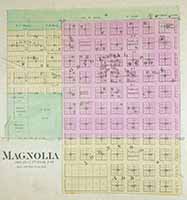 Map of Magnolia 1884