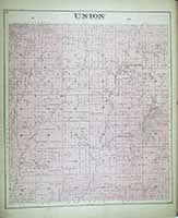 Union Township Map and Plat 1884