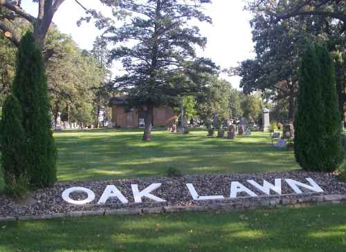Oak Lawn Cemetery Entrance photo