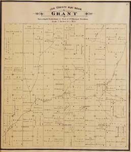 1884 map of Grant Township
