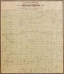 1884 map of Silver Creek Township