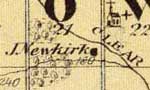 1875 Iowa County Townships