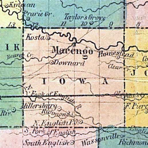 Iowa County - 1855