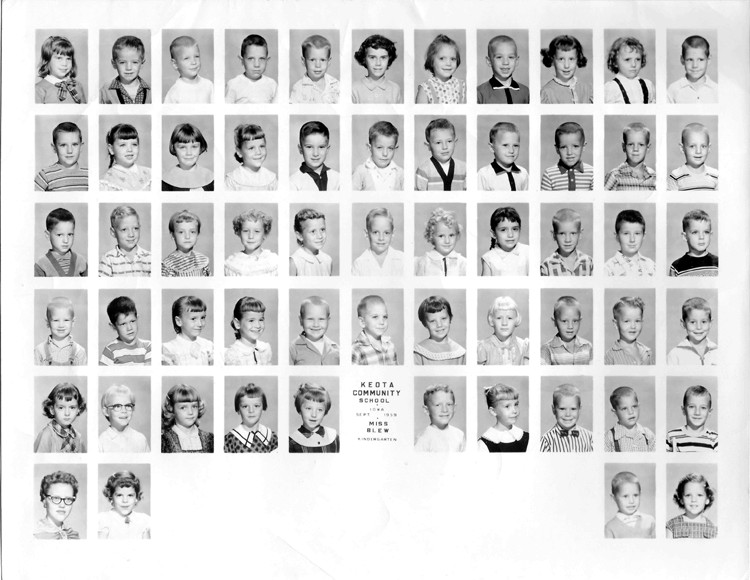 Keota Kindergarten Class 1959-1960