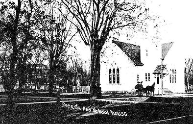 Presbyterian Church and School - 1908