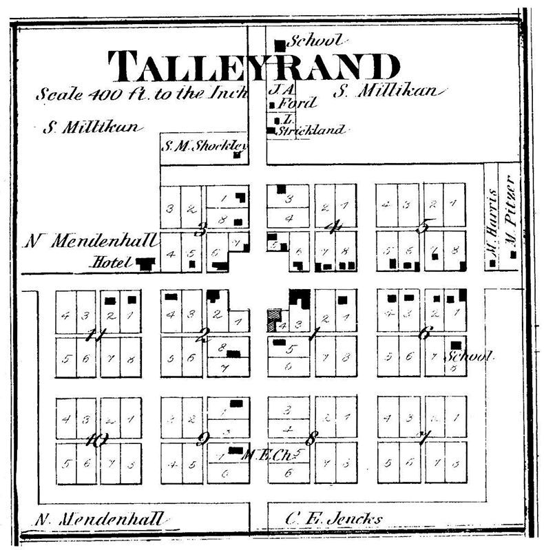 Talleyrand Plat Map