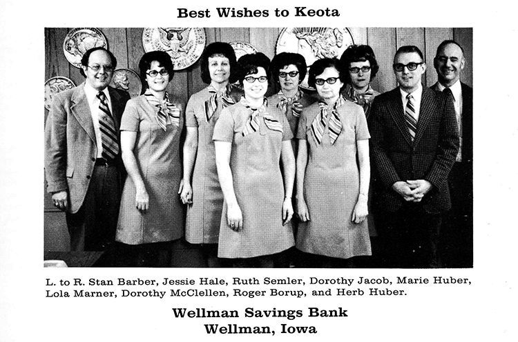 Wellman Savings Bank ad