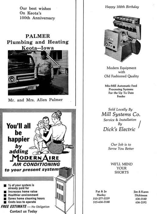 Palmer Plumbing duo ads