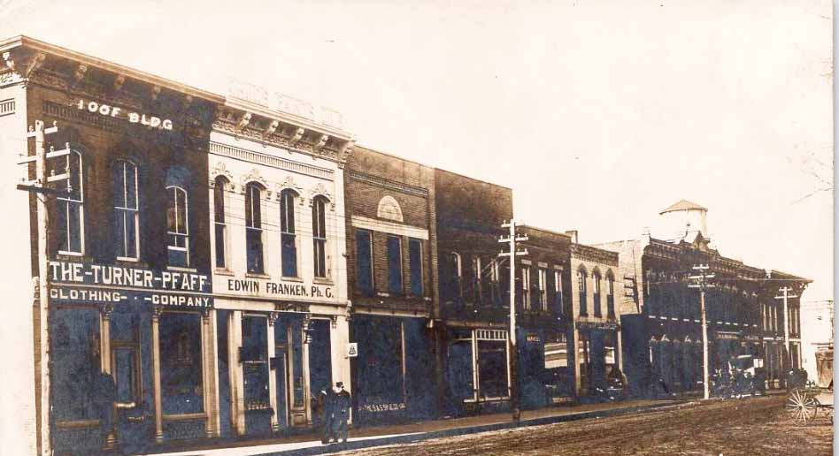 Main Street, Sigourney, Circa 1910