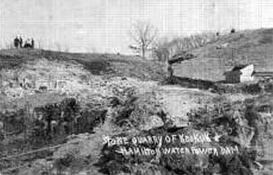 Stone Quarry, Keokuk, 1910s