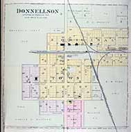 1897 Map of Donnellson