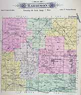 1897 Plat Map - Harrison Township