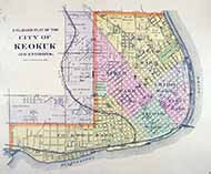 1897 Plat Map - Keokuk and Environs