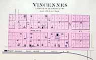 1897 Map of Vincennes