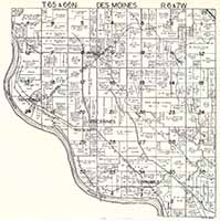 1930 Plat Map Des Moines