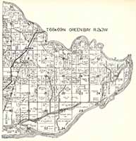1930 Plat Map Green Bay