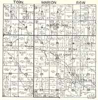 1930 Plat Map Marion