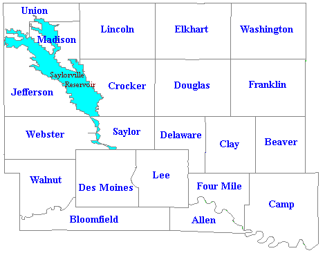 Township Map Polk County, Iowa