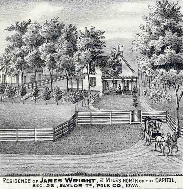 James Wright Residence, Polk County, Iowa