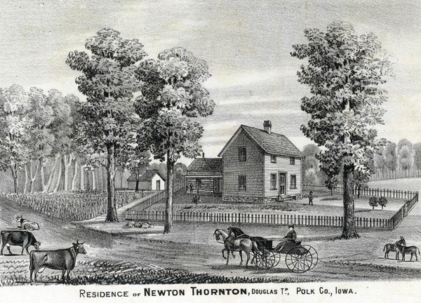 Newton Thornton Residence, Polk County, Iowa