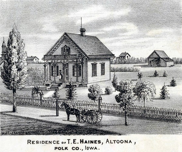 T. E. Haines Residence, Polk County, Iowa