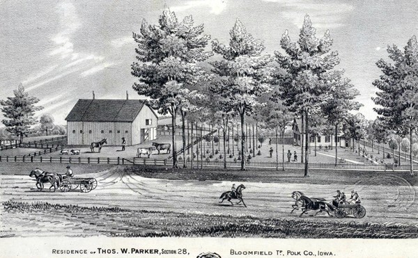 T. W. Parker Residence, Polk County, Iowa